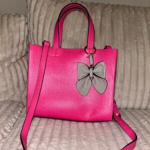 Hot Pink Boutique Purse with Bow - Brand New